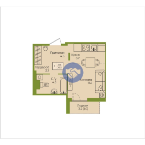 Продам 1к.кв ЖК Чуйский